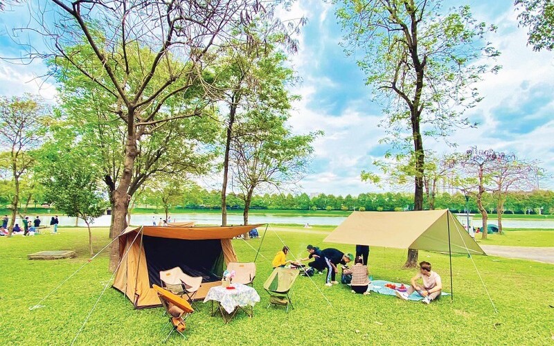  Cắm trại và picnic tại yên sở