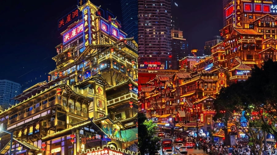 Trùng Khánh về đêm Trùng Khánh về đêm